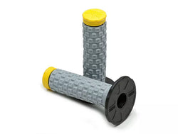 Poignées PRO TAPER MX Pillow Top jaune/gris