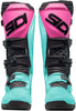 Bottes Sidi XPower SC cyan/rose