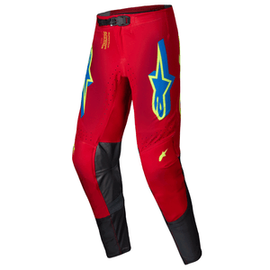 Pantalon ALPINESTARS Supertech Maker rouge/jaune 2025