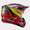 Casque ALPINESTARS Supertech M10 Era rio jaune/rouge