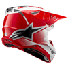 Casque ALPINESTARS Supertech M10 Unite rouge/blanc