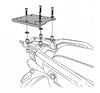 Fixation SHAD Top Master CFMoto MT/MT-X pour top-case