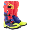 Bottes ALPINESTARS Tech 3 rouge/jaune/bleu