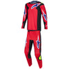 Tenue ALPINESTARS Fluid GRID rouge/noir/violet