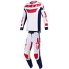 Tenue ALPINESTARS Racer RIWAY blanc/bleu/rouge