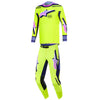 Tenue ALPINESTARS Supertech VISTA jaune/violet/noir