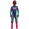 Tenue ALPINESTARS Techstar NOMUR violet/vert/rose