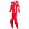 Tenue enfant ALPINESTARS Fluid APEX rouge/blanc