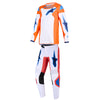 Tenue enfant ALPINESTARS Fluid GRID orange/blue