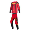 Tenue enfant ALPINESTARS Supertech SCENZ rouge/noir/jaune