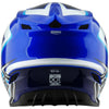Casque Troy Lee Designs GP Shutter bleu/blanc