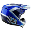 Casque Troy Lee Designs GP Shutter bleu/blanc