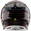 Casque Troy Lee Designs SE5 carbon Torched noir/rouge