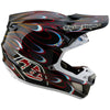 Casque Troy Lee Designs SE5 carbon Torched noir/rouge