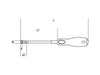 Clé à douille emmanchée BETA 943FL flexible 6mm