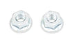 Ecrou à bride BOLT M6x1mm tête 10mm acier 10 pièces