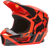 Casque FOX V1 Lux orange fluo 2022