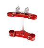 Té de fourche complet S3 Ø39mm rouge GasGas Pro fourche Tech