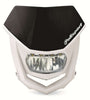 Plaque phare POLISPORT Halo LED noir/blanc
