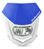 Plaque phare POLISPORT Halo LED bleu/blanc