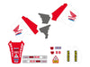 Kit déco complet TECNOSEL Team Honda USA 1991