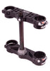 Té de fourche XTRIG ROCS Tech Offset 22 mm noir Husqvarna TC65