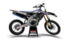 Kit déco avec housse de selle  BLACKBIRD Replica Yamaha Factory 125/250 YZ