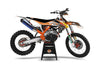 Kit déco avec housse de selle BLACKBIRD Ktm Replica Trophy 21