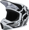 Casque FOX V1 Lux noir/blanc 2022