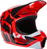 Casque FOX V1 Lux rouge fluo 2022