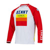 Maillot Kenny Titanium rouge/blanc