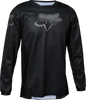 Maillot enfant youth FOX 180 Blackout noir/noir