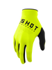 Gants SHOT Raw jaune fluo 2024