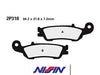 Plaquettes de frein avant NISSIN 2P-318ST métal fritté