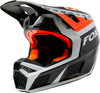 Casque FOX V3 RS Dvide noir/blanc/orange