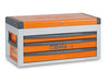Coffre à trois tiroirs BETA orange
