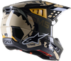 Casque Alpinestars SM5 Rover MX camo noir/vert/jaune