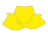 Fonds de plaques Blackbird jaune