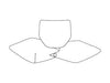 Fonds de plaques Blackbird blanc