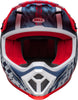 Casque BELL MX-9 Mips Offset mat Metallic bleu/blanc
