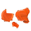 kit protection de carter d'embrayage, d'allumage et de pompe à eau POLISPORT KTM 250 / 300 EXC / XC-W (17-22)