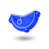 Protection de carter d'embrayage SHERCO bleu