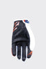 Gants FIVE MXF4 scrub blanc/rouge 2023