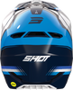 Casque SHOT Race Tracer bleu/blanc 2023