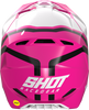 Casque SHOT Race Sky rose/blanc 2023