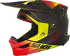 Casque SHOT Furious Matrix rouge/jaune/noir 2023