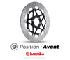 Disque de frein avant Brembo Oro rond flottant