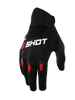 Gants Shot enfant devo rouge