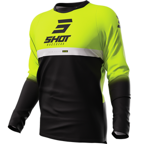Maillot SHOT Devo Reflex jaune fluo 2023