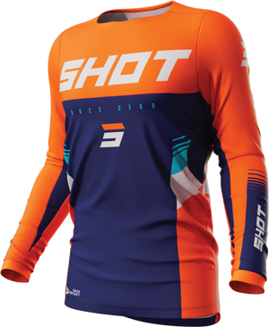 Maillot SHOT Contact Tracer orange fluo 2023